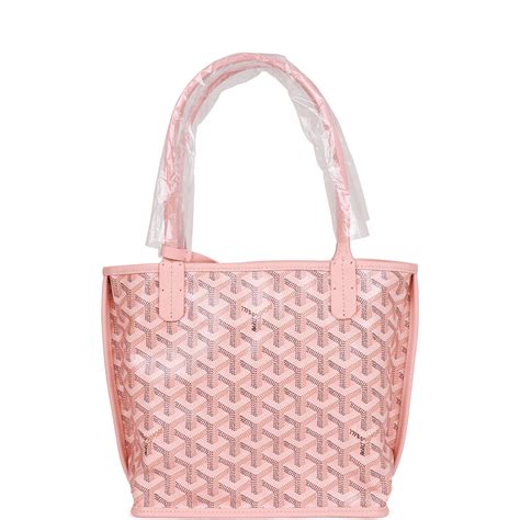 goyard mini anjou grey pink